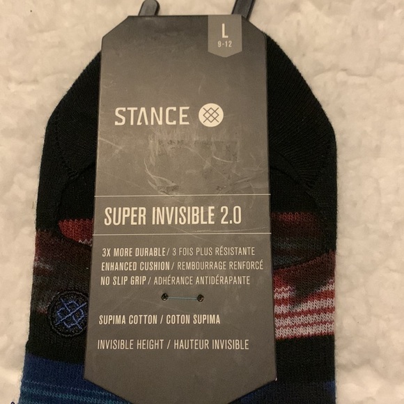 Stance super invisible 2.0 socks. Size large (9-12) - Picture 2 of 4